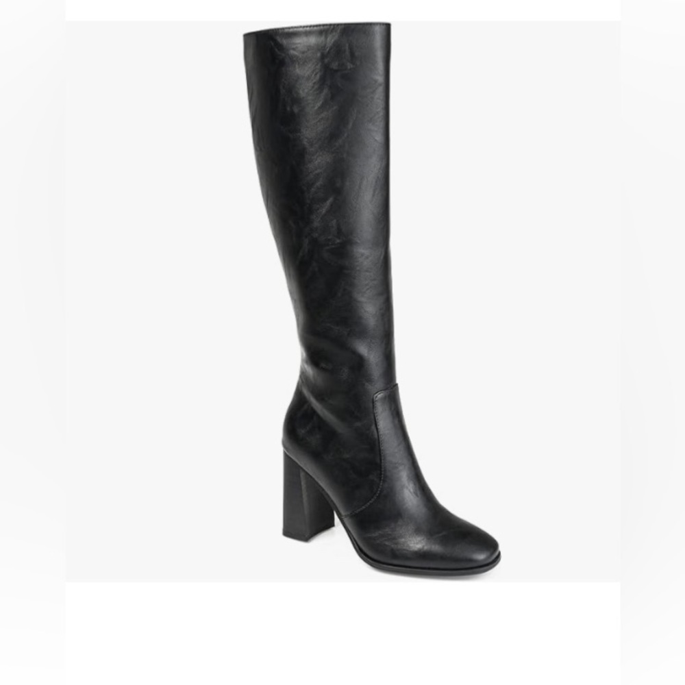 Journee Collection WomenXWC Karima Tru Comfort Foam Stacked Heel Knee High Boots